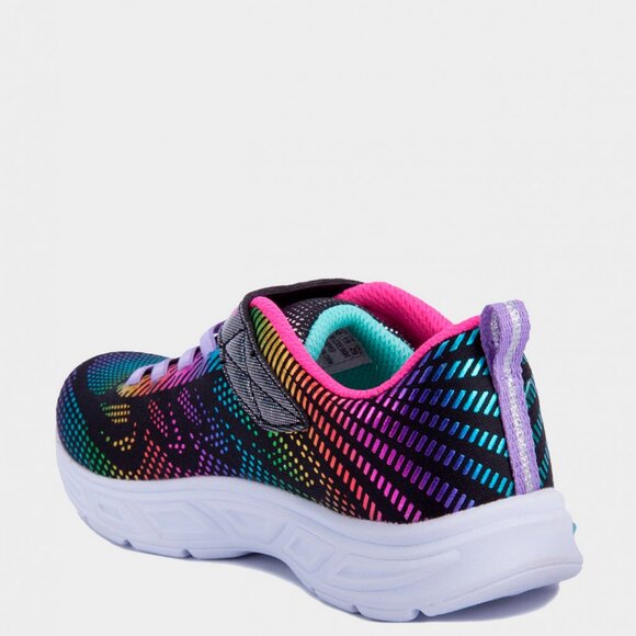 Skechers Size 11 Pink and Black Sneakers Dynamic Sporty Design - Picture 5 of 6